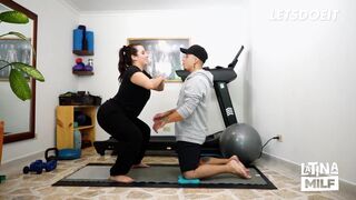 Chubby Slut Nana Bronw Fucked Deep By Yoga Instructor After Workout - LATINA MILF - 2 image
