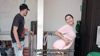 love making the neighbour lustful and feeling his large cock inside CREAMPIE - Porn in Spanish - 3 image