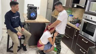 Dancing Reggaeton with my Ally's Girlfriend and I Rub my Cock on her Butt in Front of NTR Netorare - 6 image