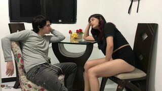 My sexually excited stepbrother bonks my bawdy cleft and ends up filling my throat with cum - Porn in Spanish - 3 image