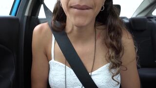 JOI in the car CUM on my bazookas - 8 image
