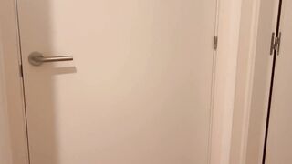 Sexy stepmother cleans the house naked in front her stepson - 5 image