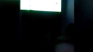 he loses his virginity watching the game of Spain Vs Germany 1-1 how nice to do this. Homemade video