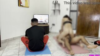I do Yoga with my Boyfriend and the Pervert Trainer - 9 image
