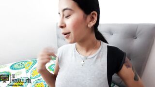What started as a game ended in a good fuck with my horny stepbrother PART 1 - 14 image