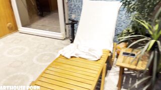 Watch Petite Latina Oily Footjob in Sauna Surprise!