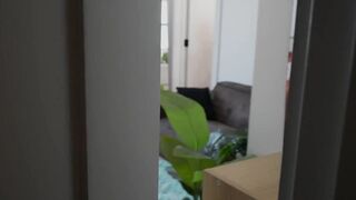 Latina with perfect ass and black hair can't resist my hard cock in POV - 1 image