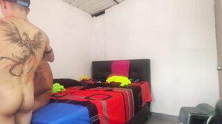 Watch this hot Latino Venezuelan VeneZuelan get pounded by a Colombian dick