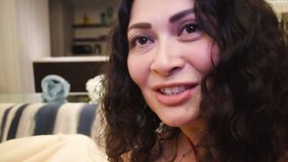 Step-son's friend can't resist Latina's big natural tits & juicy pussy