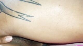 Oiled up Latina Leyne Rodriguez gets her big ass pounded and massaged in doggystyle