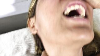 Amateur Maid Mariangel Belle gets creampied and fucked in POV by her boss and his friend