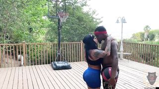 Monica Santhiago's tight Latina pussy takes a deep dicking by Rome Major's big cock poolside