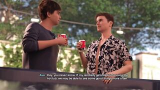 Latina MILF flaunts her massive assets in Bimbo Dream #38 - Interracial hentai game