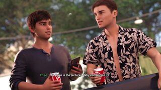 Latina MILF flaunts her massive assets in Bimbo Dream #38 - Interracial hentai game