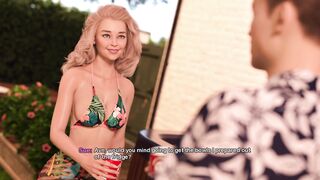 Latina MILF flaunts her massive assets in Bimbo Dream #38 - Interracial hentai game