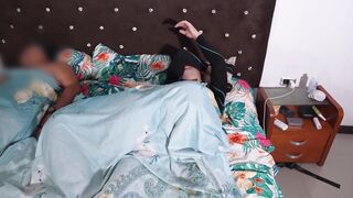 Stepson shares bed with his horny Latina stepmom & gets a deep throat surprise