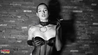 Hunter Moore's First Time Colombian Babe Squirts Messy Creampie in Latina Casting