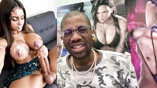 Petite Latina Teen with Huge Tits Cum-covered after Cowgirl-Fucking and Cream-Fucking with a Big Cock