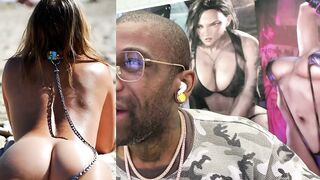 Latina Stepdaughter Oily Ass Tease, Ashley Deepthroats and Spits on Cock