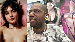 Latina Stepdaughter Oily Ass Tease, Ashley Deepthroats and Spits on Cock