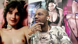 Latina Stepdaughter Oily Ass Tease, Ashley Deepthroats and Spits on Cock