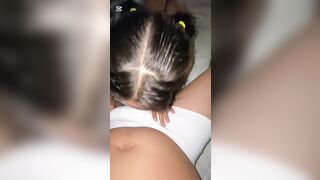 Latina slut gets fucked hard and sweaty while pleasing herself