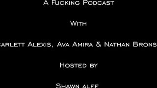 Latina hottie Scarlett and hot babe Ava get drilled hard during hot interview