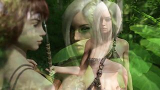 Watch this 18yo Latina take on a massive white cock in a hot and heavy hentai session!