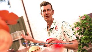 My Bimbo Dream 39: My Latina Neighbor Wants To Get Dicked Down By Me - An anime porn game with massive tits and a - 1 image