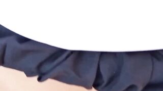 Watch this Latina with a huge ass get creampied outdoors in hot doggystyle action