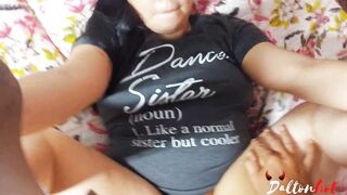 Horny Latina in high heels and brown eyes fucks her lover in a homemade video