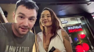 Allisonsweet's curvy body gets creampied raw after a steamy lingerie shop adventure