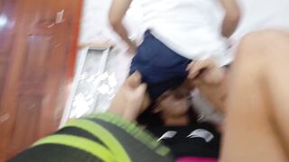 Stepmom2's tight pussy gets stretched wide open by a hung dude while his girlfriend's out - 12 image