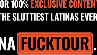 Latina teen Cutie Anal Stretched & Pounded by Big White Cock in POV Close-Up