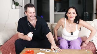 Chloe Amour twerks her perfect Latina pussy while Tom Wood'sodcast plays
