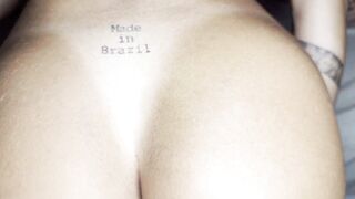 Watch this gorgeous big-ass Latina take a rough deep throat pounding and swallow every last drop