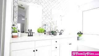 Latina stepsis reveals her amazing curves & gets pounded hard at a raunchy party