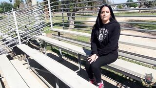 Watch Yolanda Yamz & Curvy Brunette MILF Rome Major get wild in the woods - 5 image