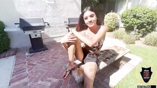 Sensual MILF Reina Heart and Petite Brunette get their tight pussies licked & creampied!