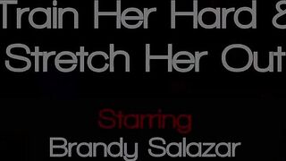 Watch Levi Cash & Gi Joey's hot yoga session with a shy Latina housewife - Brandy Salazar gets ravished by her personal trainer's