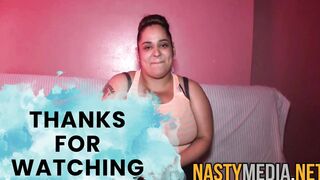 Watch Cristina Negron's massive tits bounce as she takes on a BBC