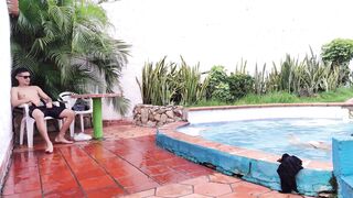 Hot stepmom with perfect ass fucks her young Latina stepson in the bathroom - 2 image