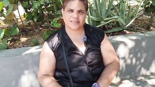 Adribella69 & El Flaco get down and dirty in a hot photoshoot with a chubby Latina