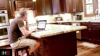 Kiara Mia, the busty Latina MILF, gets wild with pussy pump and kissing action - 1 image