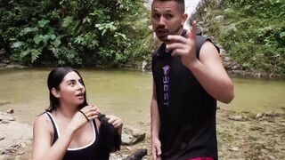 Melani Latina rides a big cock while getting her pussy licked and filled with cum - Tommymiller