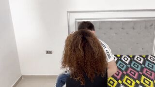 Horny Latina Gives a Wild Creampie to White Guy until He Fills Her with Seremen - BUCARASEX - 1 image