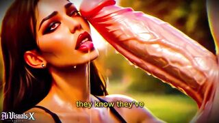 Latina Baddie's Big Cock Fantasies in 4K - Interracial ASMR withAIVisuals X - 3 image