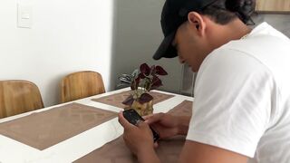 Stepdad's stepdaughter shares bed with him for wild interracial sex with stepmom without being caught - 6 image