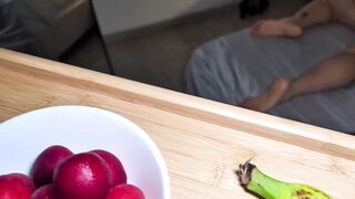 Mr James wakes up his step-mom with his big latina booty & hot wife skills - 2 image