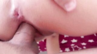 Latina teen with small tits and blue eyes gets her ass drilled by classmate for some quick cash - 3 image